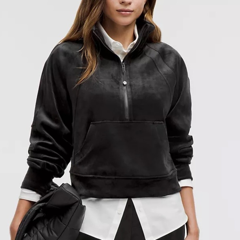 Lululemon Scuba Oversized Funnel Neck Velvet